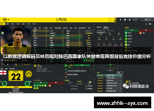 以数据逻辑解码贝林厄姆对阵巴西国家队关键表现真相背后竞技价值分析